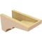 Ekena Millwork 6"W x 12"D x 6"H Wide Monterey Rough Cedar Woodgrain TimberThane Corbel, Primed Tan CORUR06X12X06MONRCPR - alternate 3